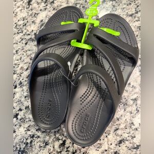 CROCS Black Women's Sandals Size 6 EU36-37 New
